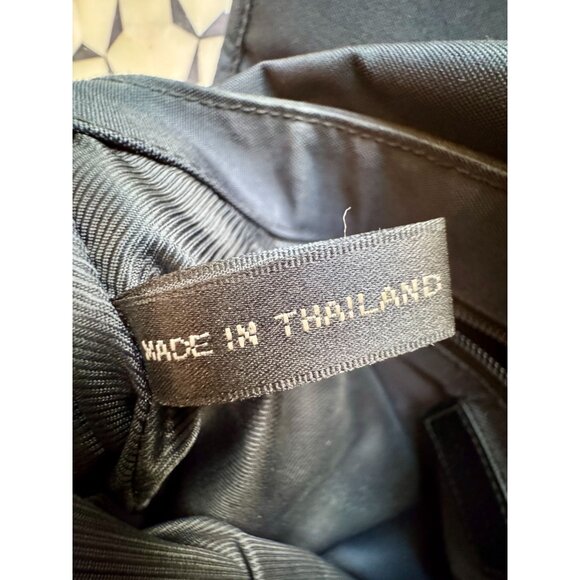 Ralph Lauren Black Messenger Bag With Gold Crest Logo - Shoulder Crossbody - Picture 6 of 16